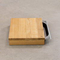Schneidebrett mit Auffangschale - 36 x 28 x 7 cm