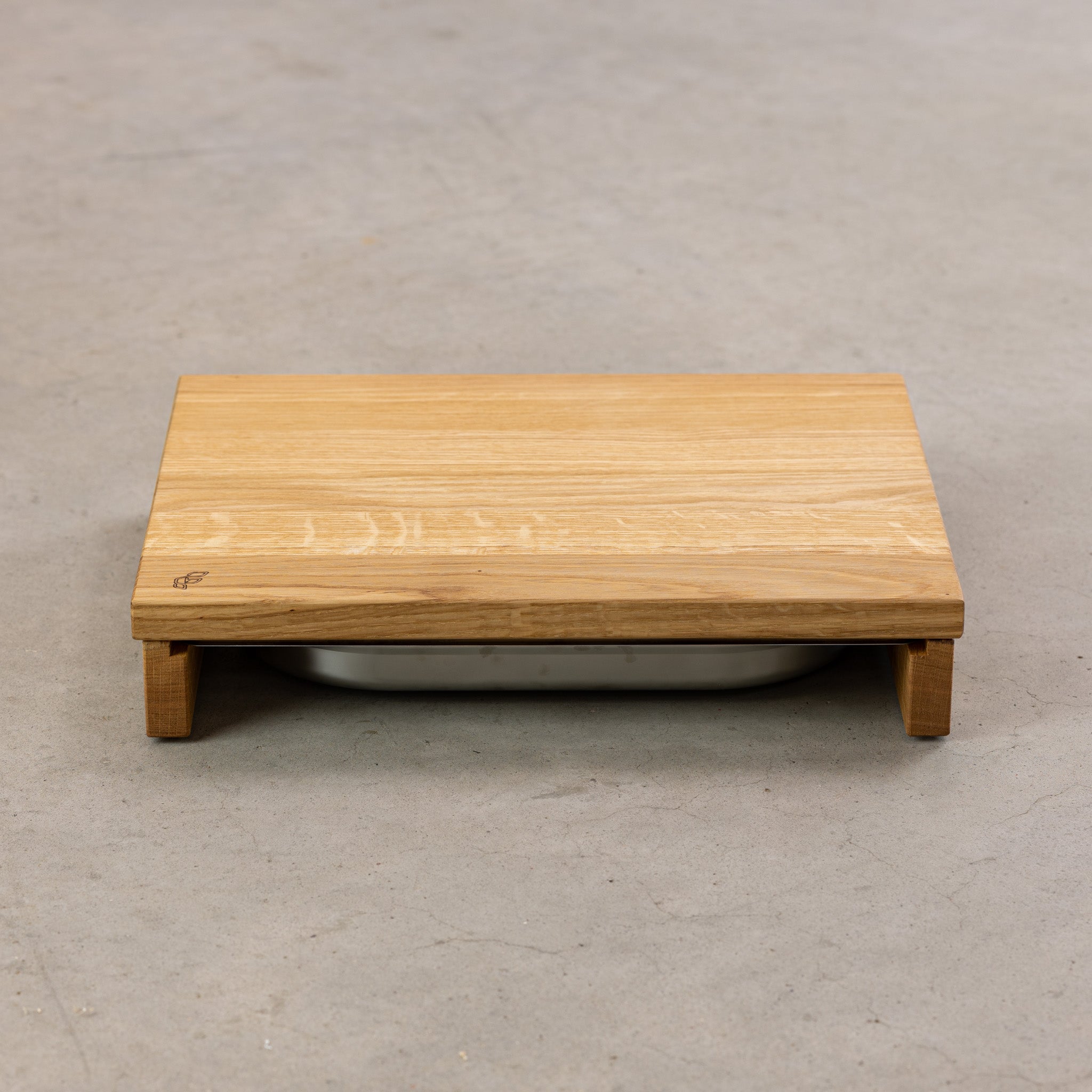 Schneidebrett mit Auffangschale - 36 x 28 x 7 cm