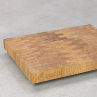 Premium Hirnholz Schneidebrett aus Eiche - 40 × 30 × 4 cm