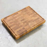 Premium Hirnholz Schneidebrett aus Eiche - 40 × 30 × 4 cm