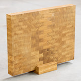 Premium Hirnholz Schneidebrett aus Eiche - 40 × 30 × 4 cm
