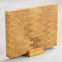 Premium Hirnholz Schneidebrett aus Eiche - 40 × 30 × 4 cm