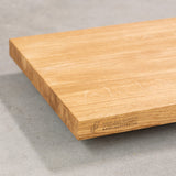Massives Schneidebrett aus Eiche - 4cm dick