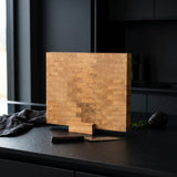 Premium Hirnholz Schneidebrett aus Eiche - 40 × 30 × 4 cm